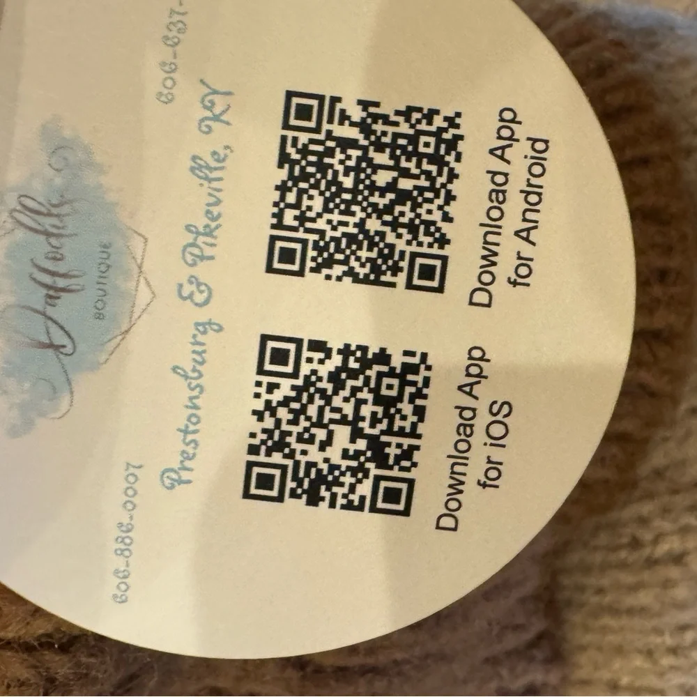 NWT EASEL brand Striped Beige and Black Turtle Neck Style Sweater size Small - Picture 7 of 7